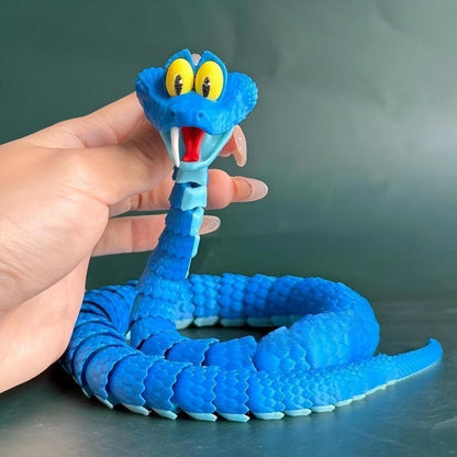 🐍 SnakeFlex™ 可動式3Dプリント スネークトイ｜ストレス解消・知育・ギフトに最適