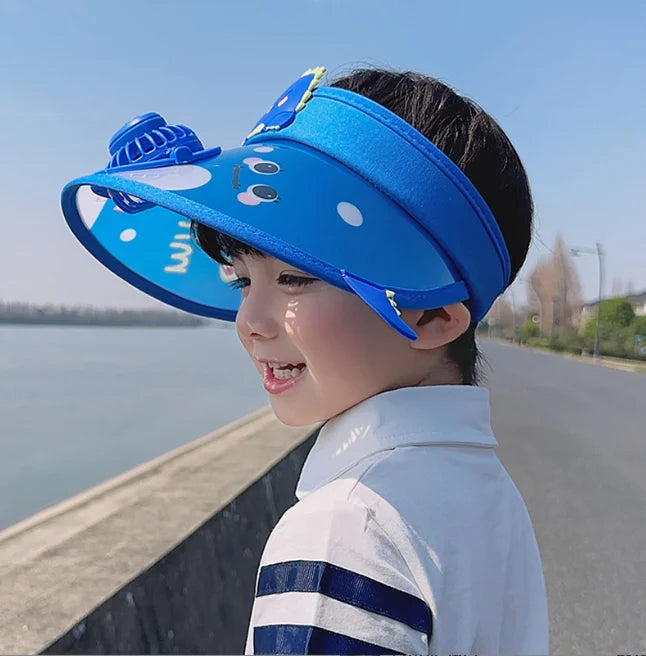 Neo™キッズファン付きサンハット